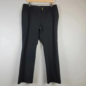 Lauren Ralph Lauren Connor Black Pants Mid Rise Office Career 14W